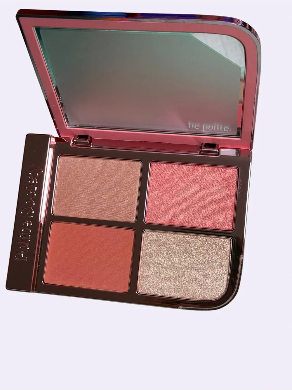 Polite Society Blush & Highlight Face Palette Assorted Shades Glow